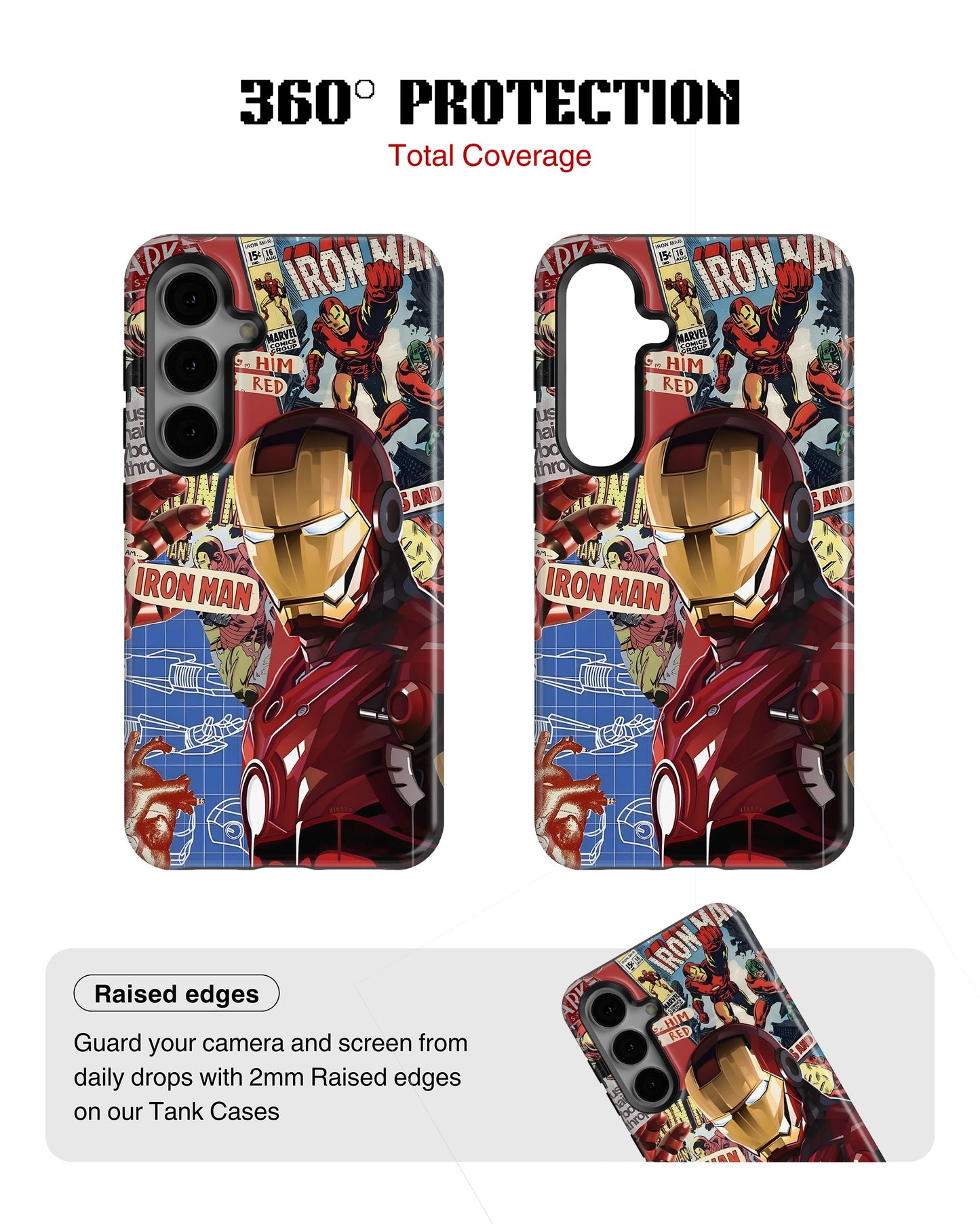 Samsung Galaxy S23 Plus Tank Case | Superhero (IronMan Originals)