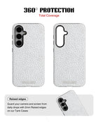 Samsung Galaxy S23 Tank Case | Textures (Ivory Grain)