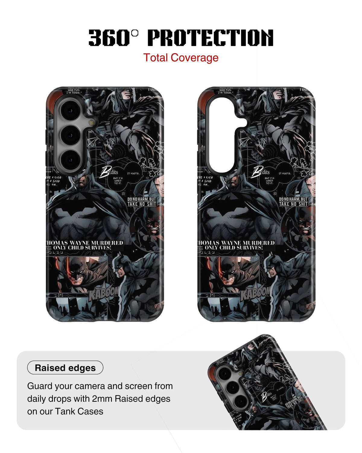 Samsung Galaxy S23 Plus Tank Case | Superhero (Knightfall)