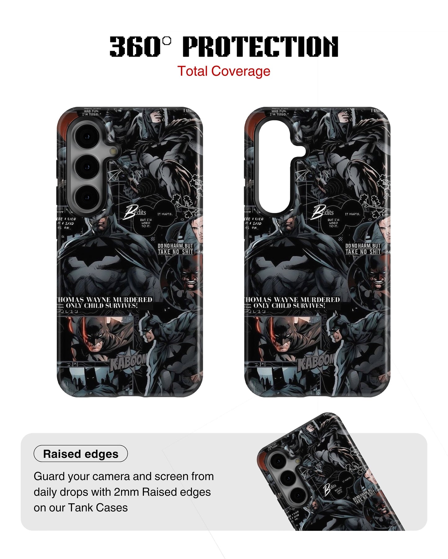 Samsung Galaxy S23 Plus Tank Case | Superhero (Knightfall)