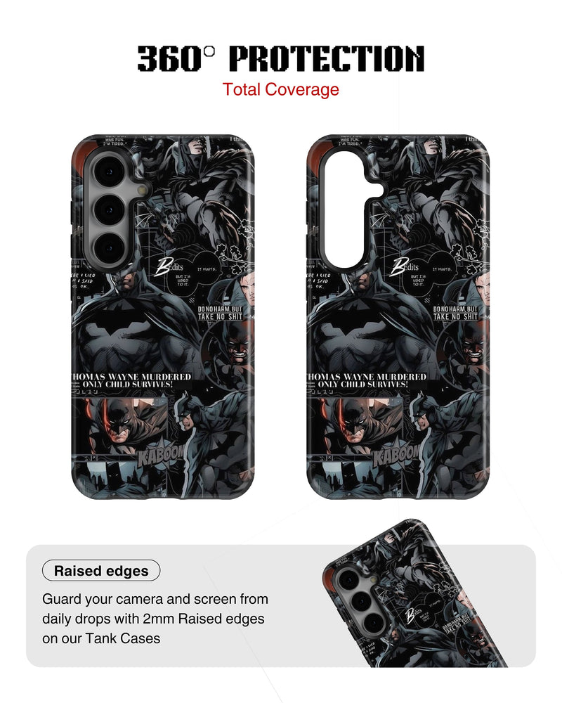 Samsung Galaxy S23 Tank Case | Superhero (Knightfall)