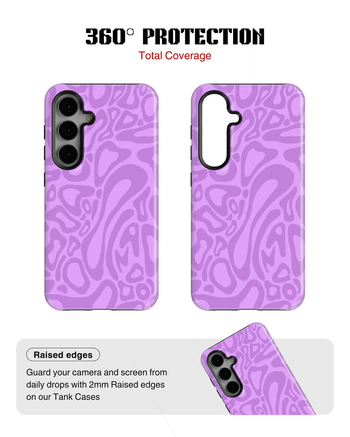 Samsung Galaxy S23 Plus Tank Case | Modernism (Lilac Melt)