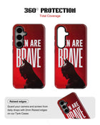 Samsung Galaxy S24 Tank Case | Superhero (Men are Brave)