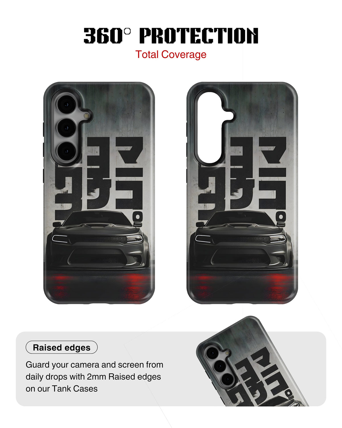Samsung Galaxy S23 Tank Case | Sports Car (Midnight Kanji)