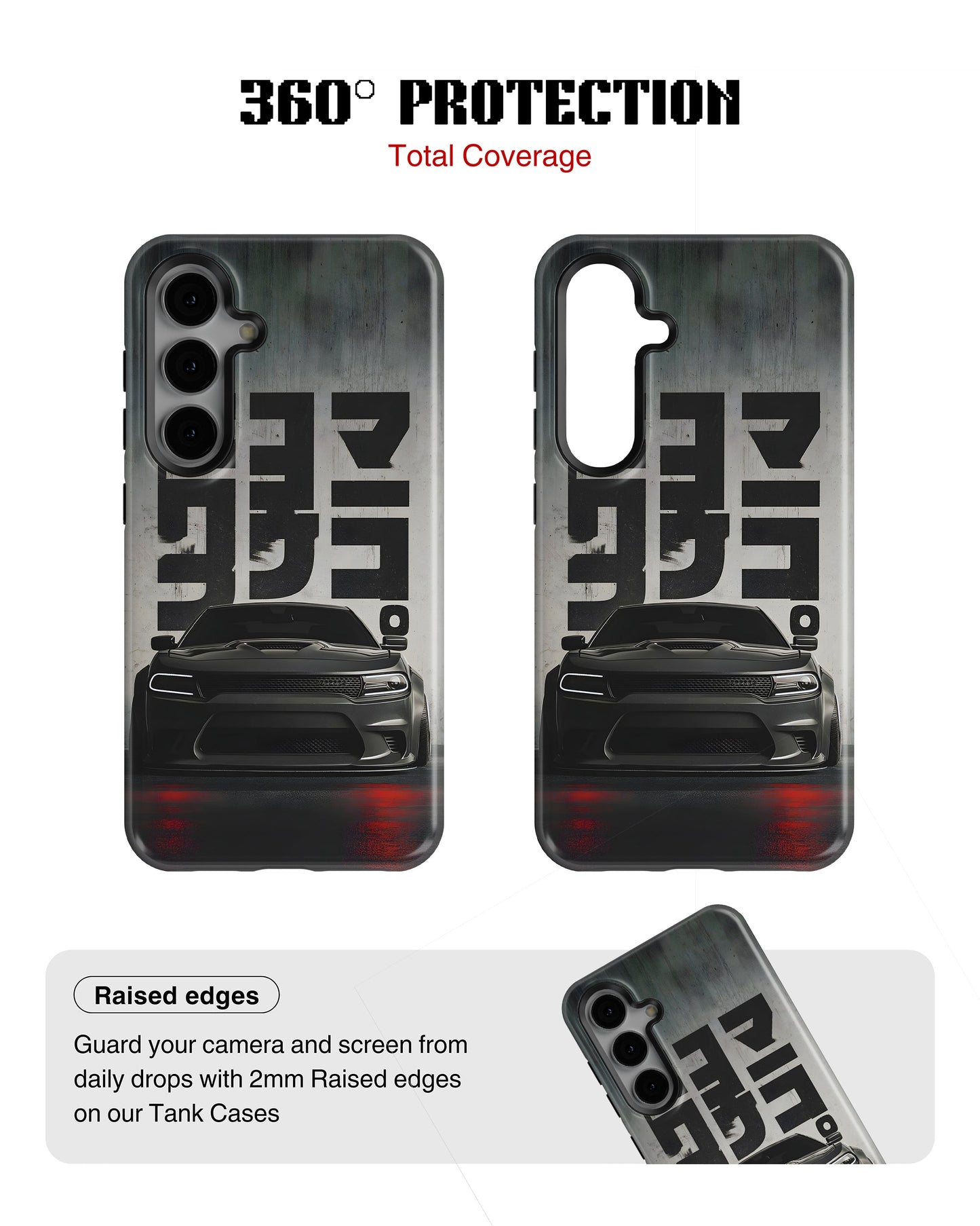 Samsung Galaxy S23 Plus Tank Case | Sports Car (Midnight Kanji)