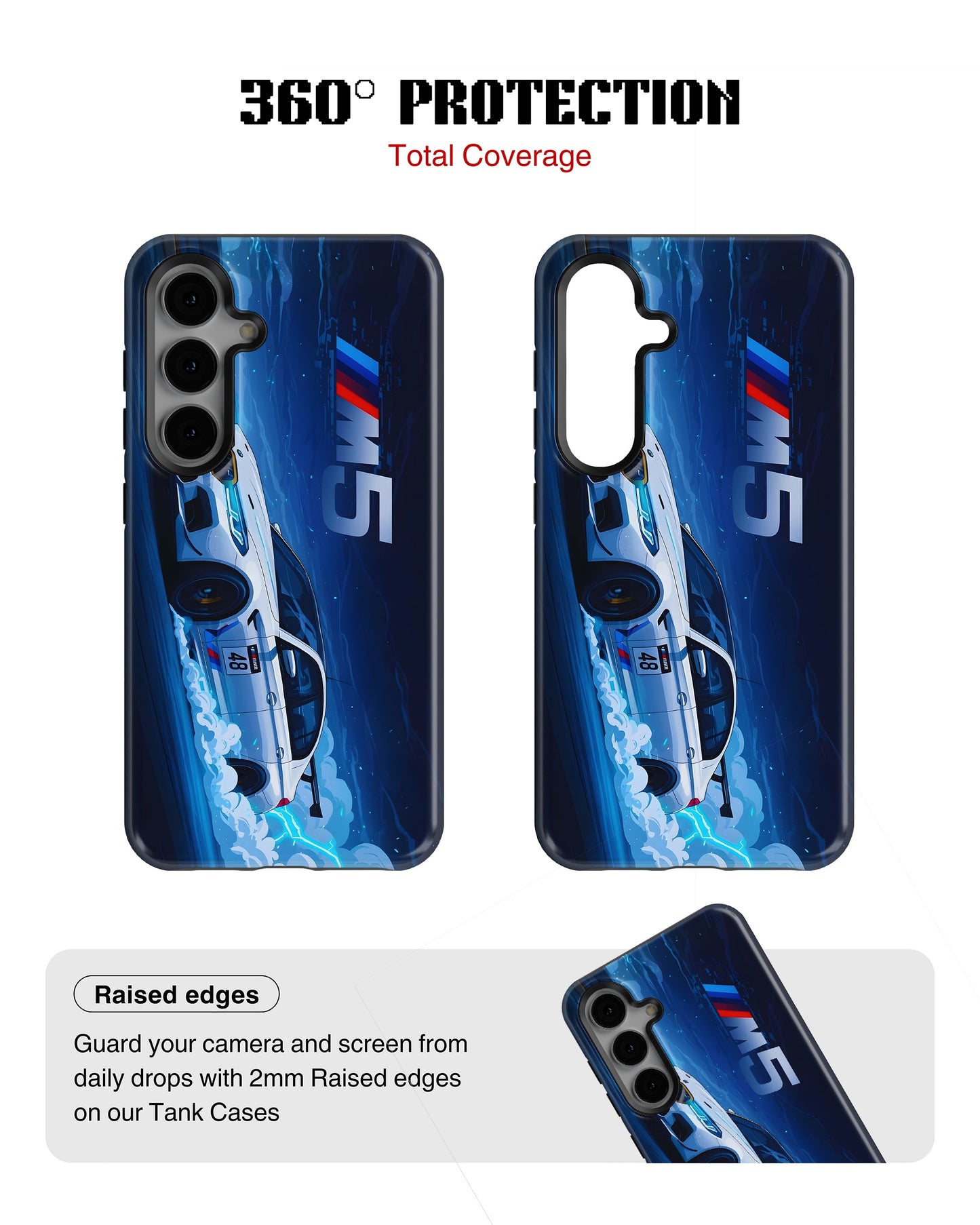 Samsung Galaxy S23 Plus Tank Case | Sports Car (Midnight M5)