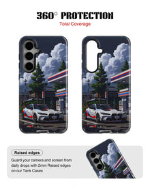 Samsung Galaxy S24 Tank Case | Sports Car (Moto GP)
