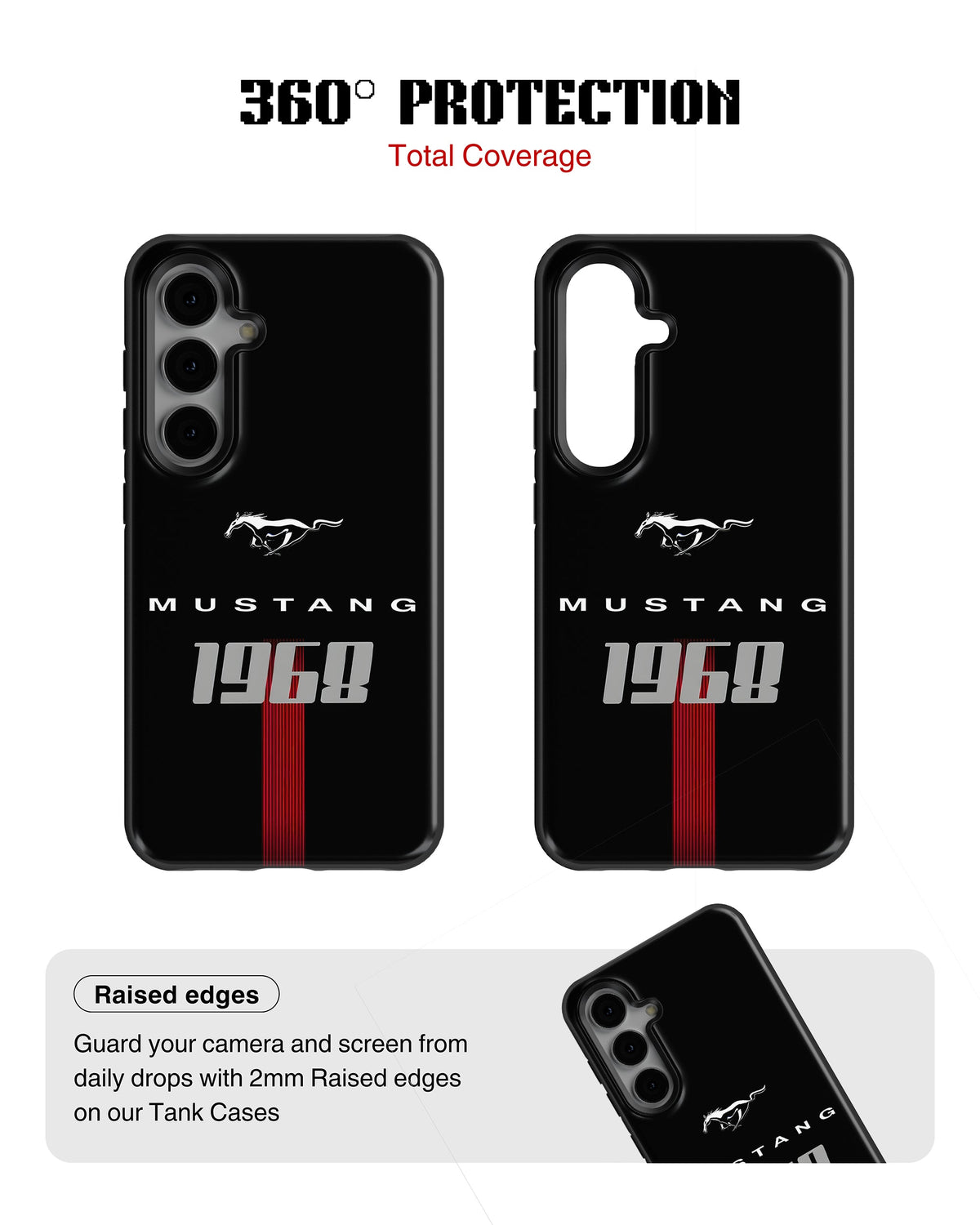 Samsung Galaxy S23 Plus Tank Case | Sports Car (Mustang 1968)