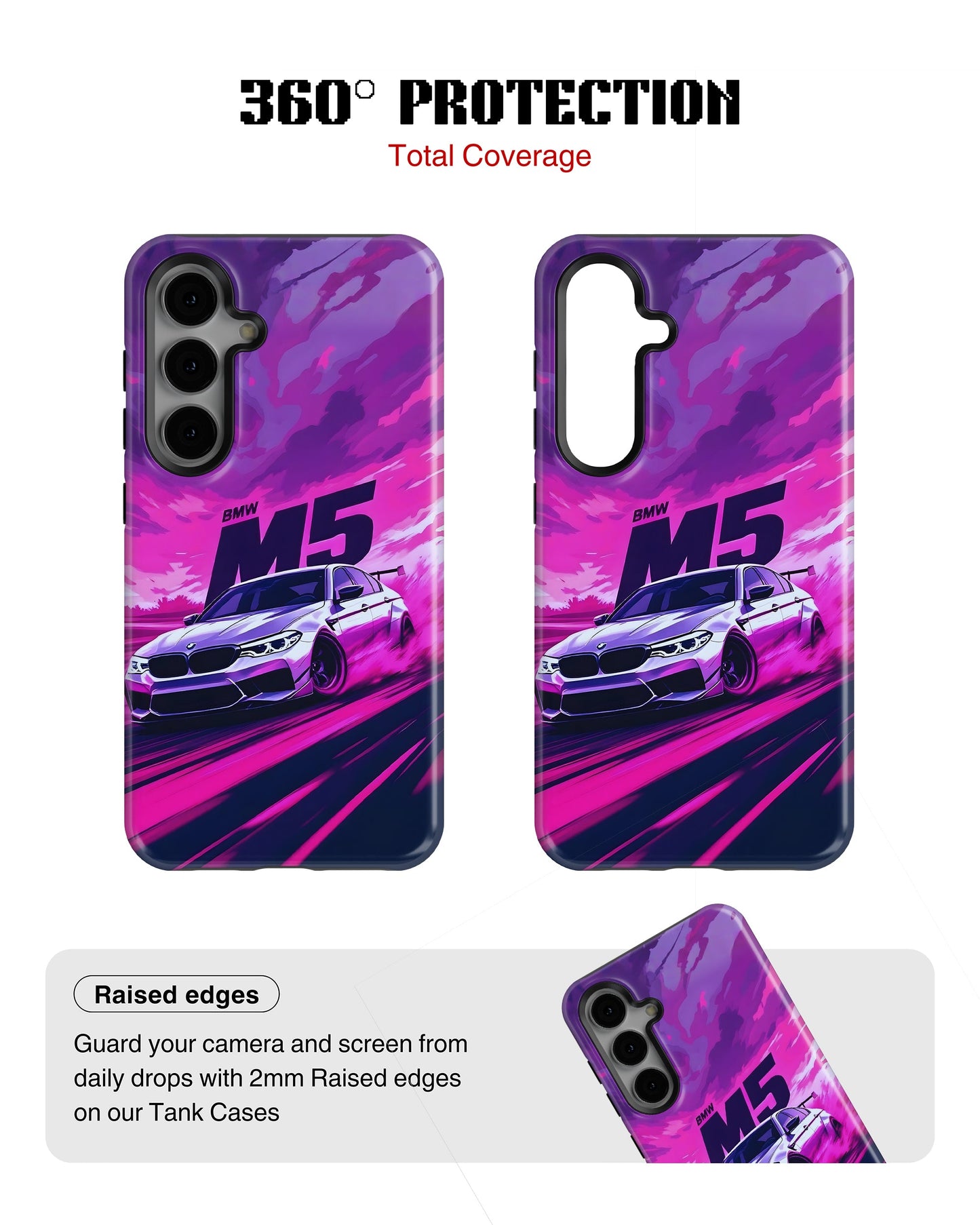 Samsung Galaxy S23 Tank Case | Sports Car (Neon Velocity)