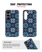 Samsung Galaxy S24 Tank Case | Textures (Nordic Frost)