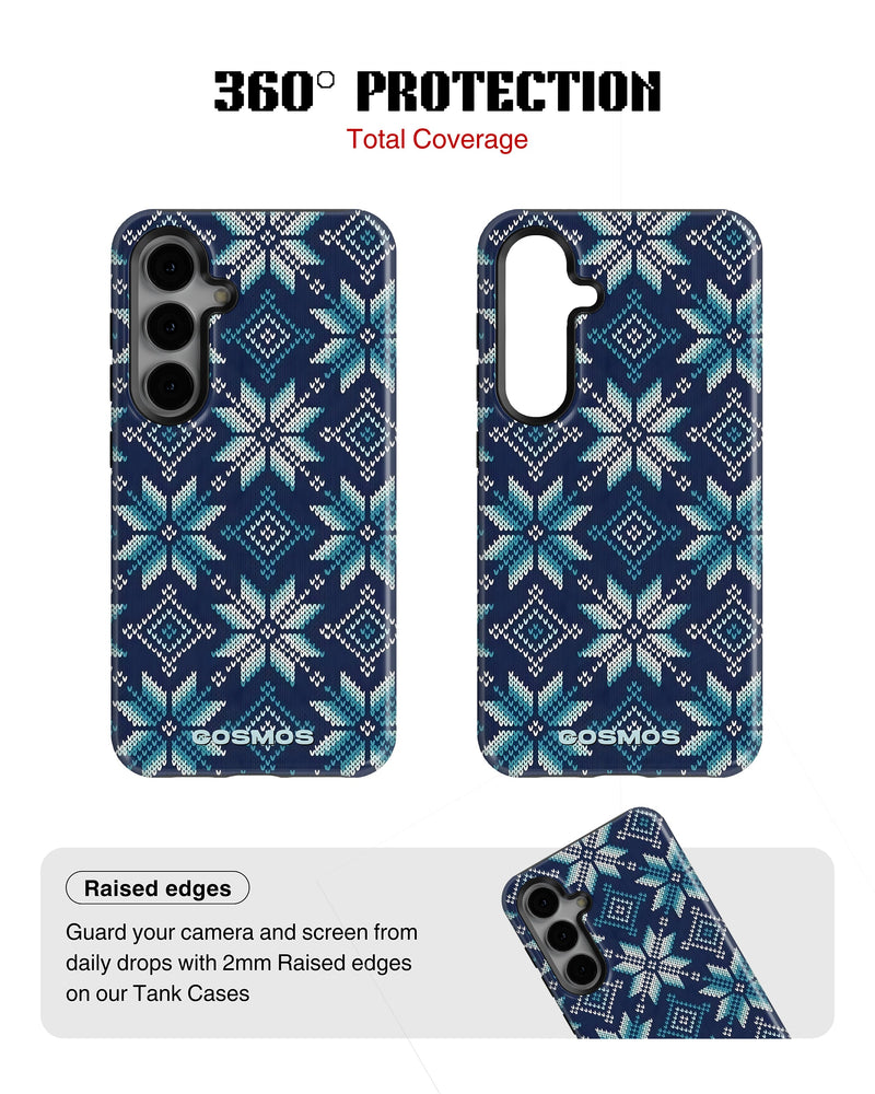 Samsung Galaxy S24 Tank Case | Textures (Nordic Frost)