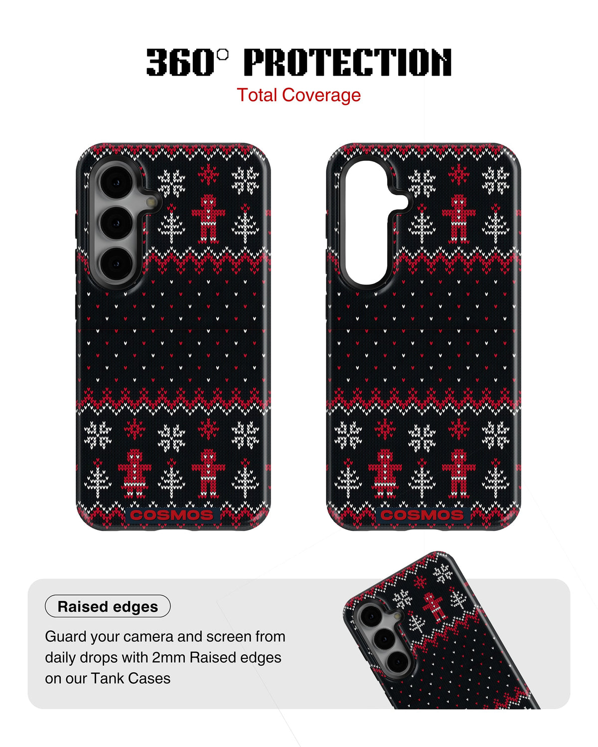 Samsung Galaxy S24 Tank Case | Textures (Nordic Night)
