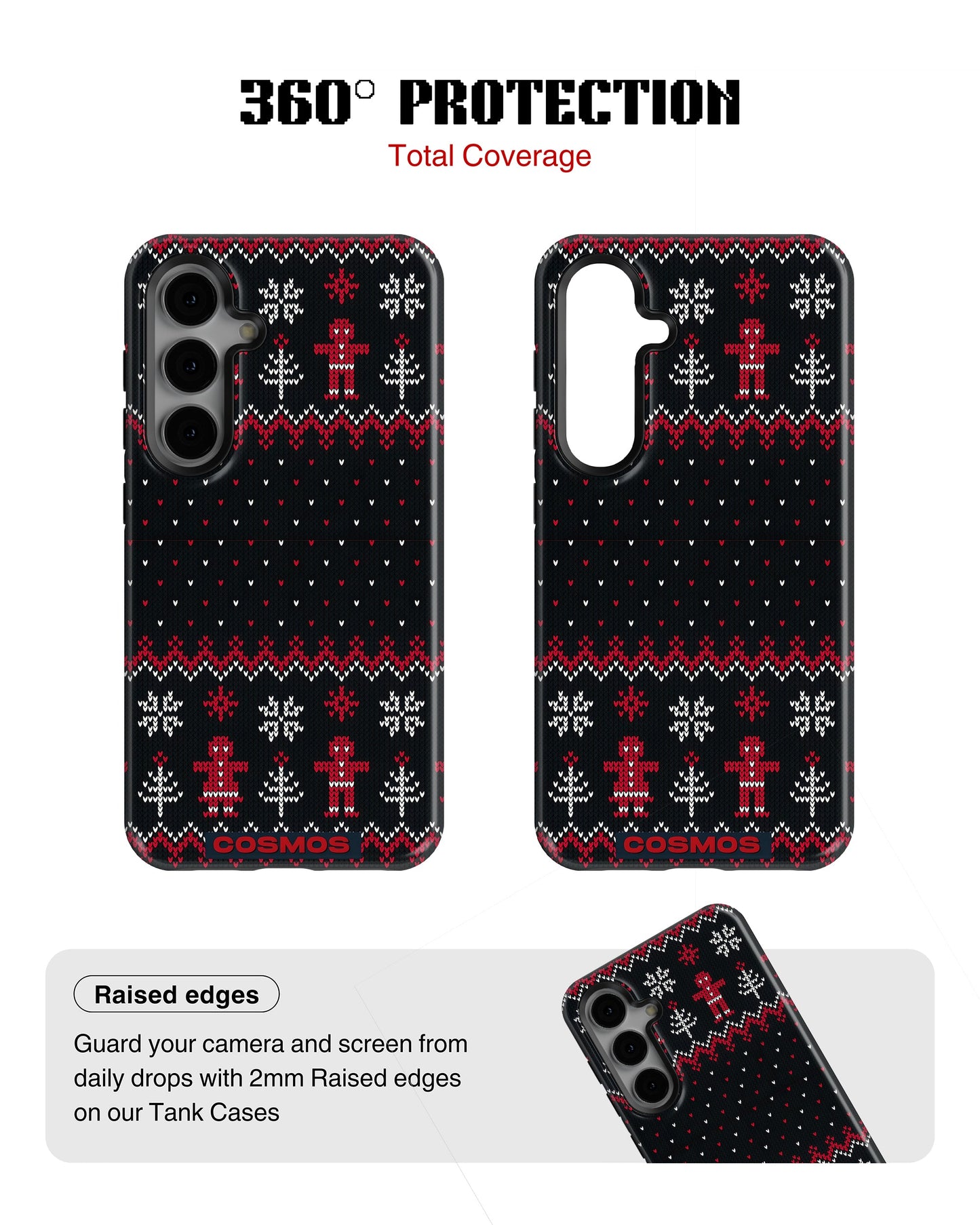 Samsung Galaxy S24 Tank Case | Textures (Nordic Night)
