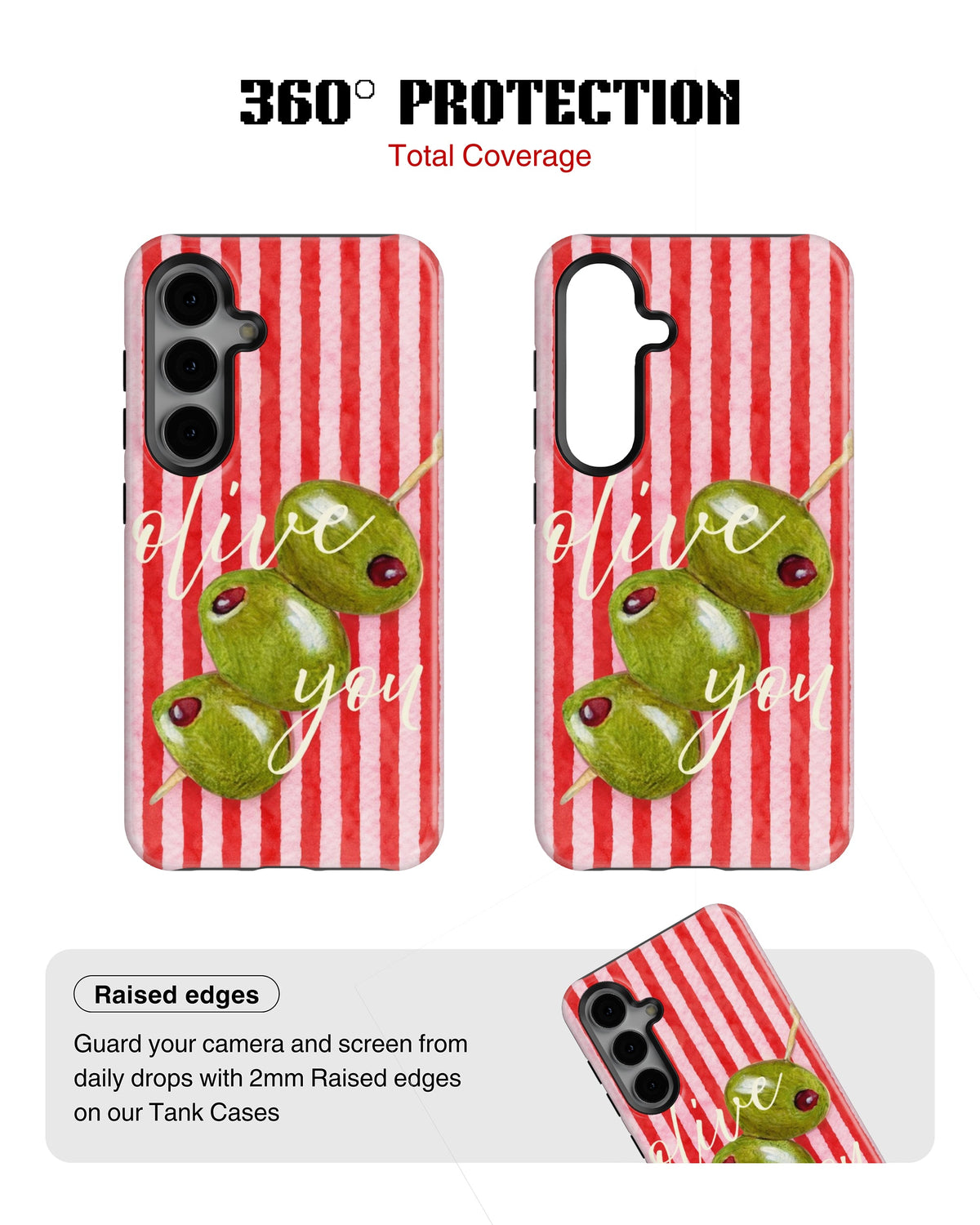 Samsung Galaxy S23 Tank Case | Girls Aesthetics (Olive Love)
