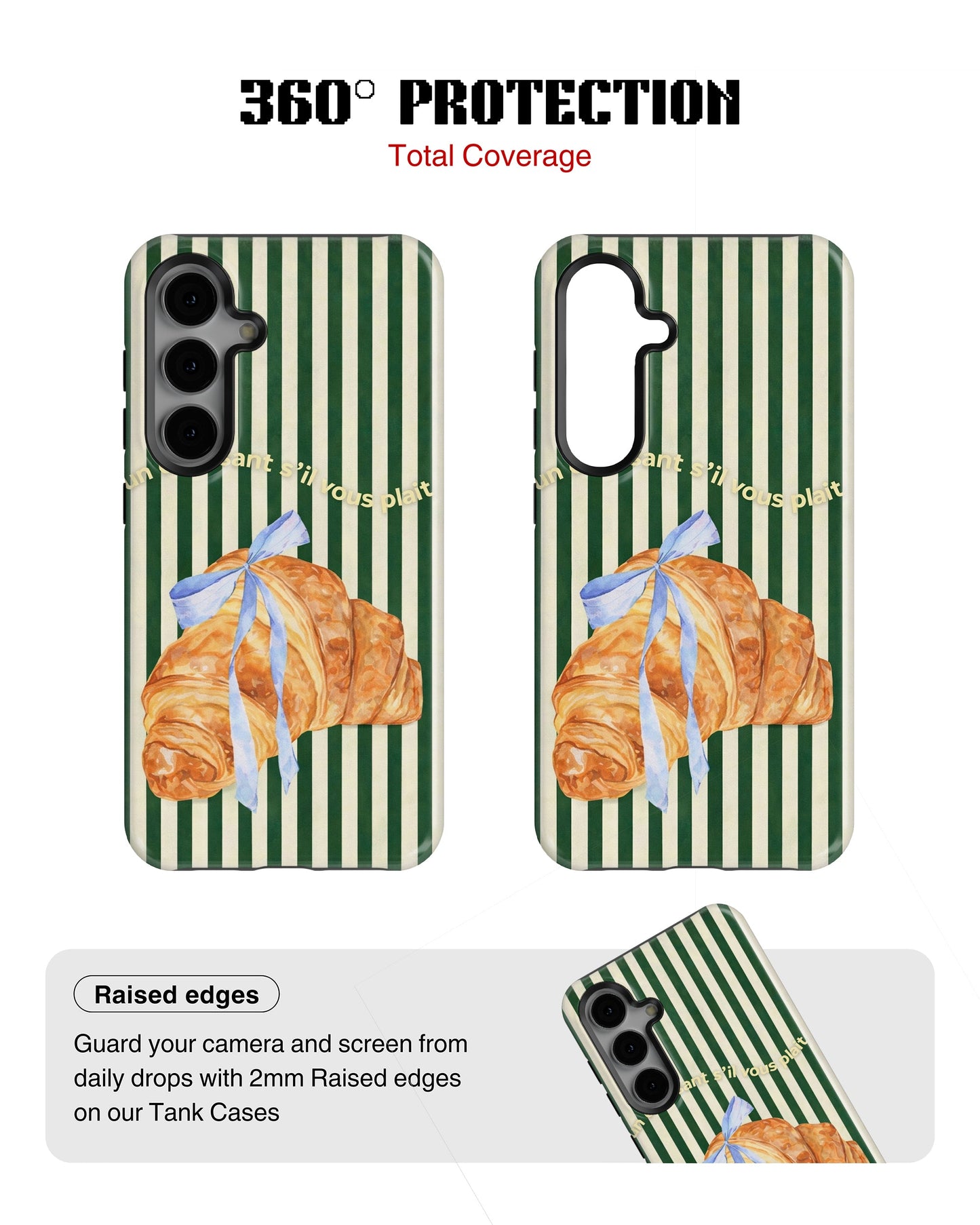 Samsung Galaxy S23 Tank Case | Girls Aesthetics (Paris Croissant)