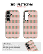Samsung Galaxy S23 Tank Case | Girls Aesthetics (Pastel Weave)