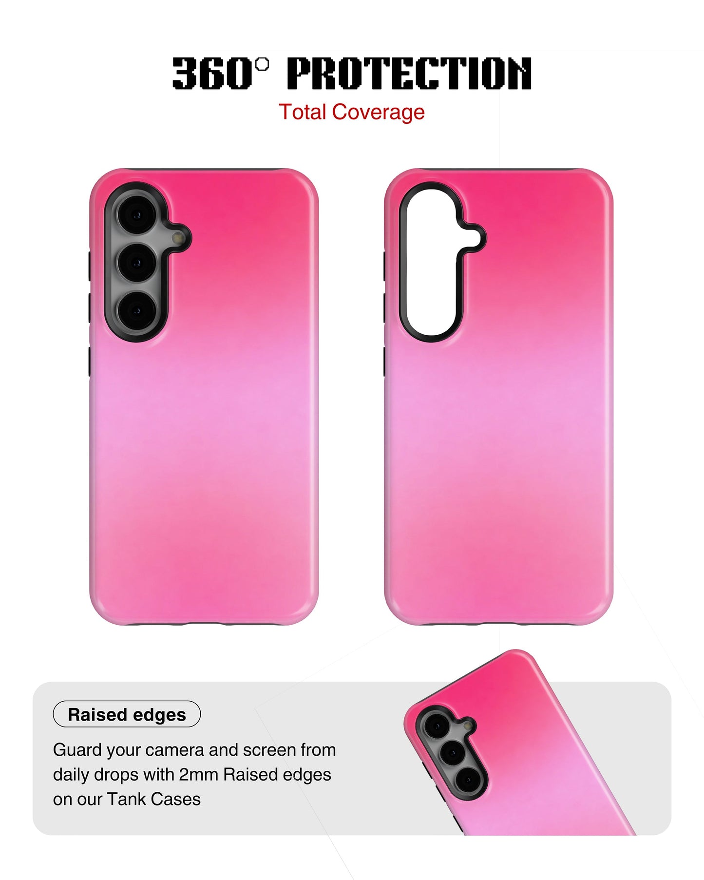 Samsung Galaxy S24 Tank Case | Girls Aesthetics (Pink Mist)