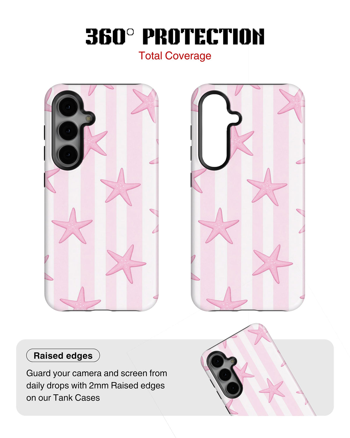 Samsung Galaxy S23 Tank Case | Girls Aesthetics (Pink Starlet)