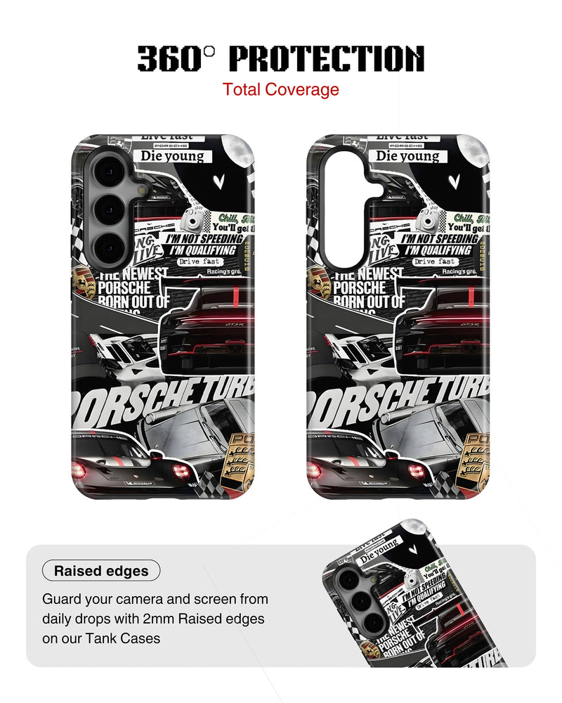 Samsung Galaxy S23 Tank Case | Sports Car (Porsche Sports Classics)