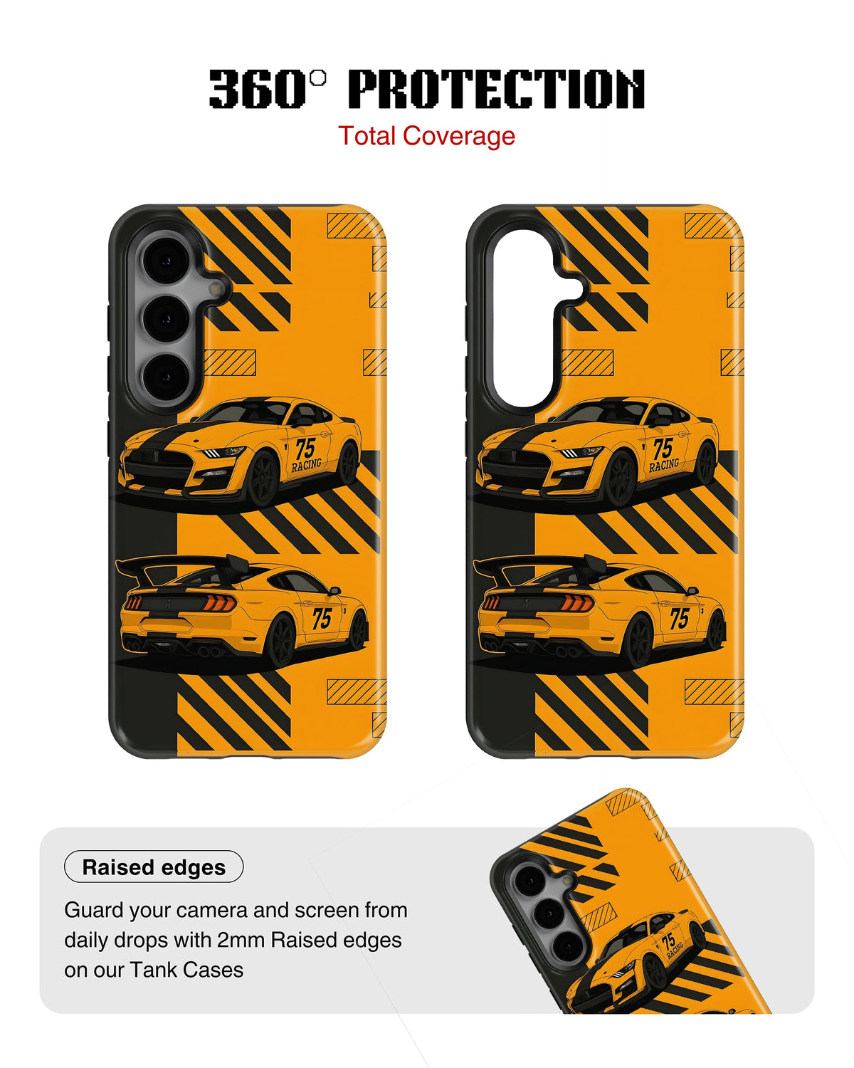 Samsung Galaxy S23 Plus Tank Case | Sports Car (Racing 75)