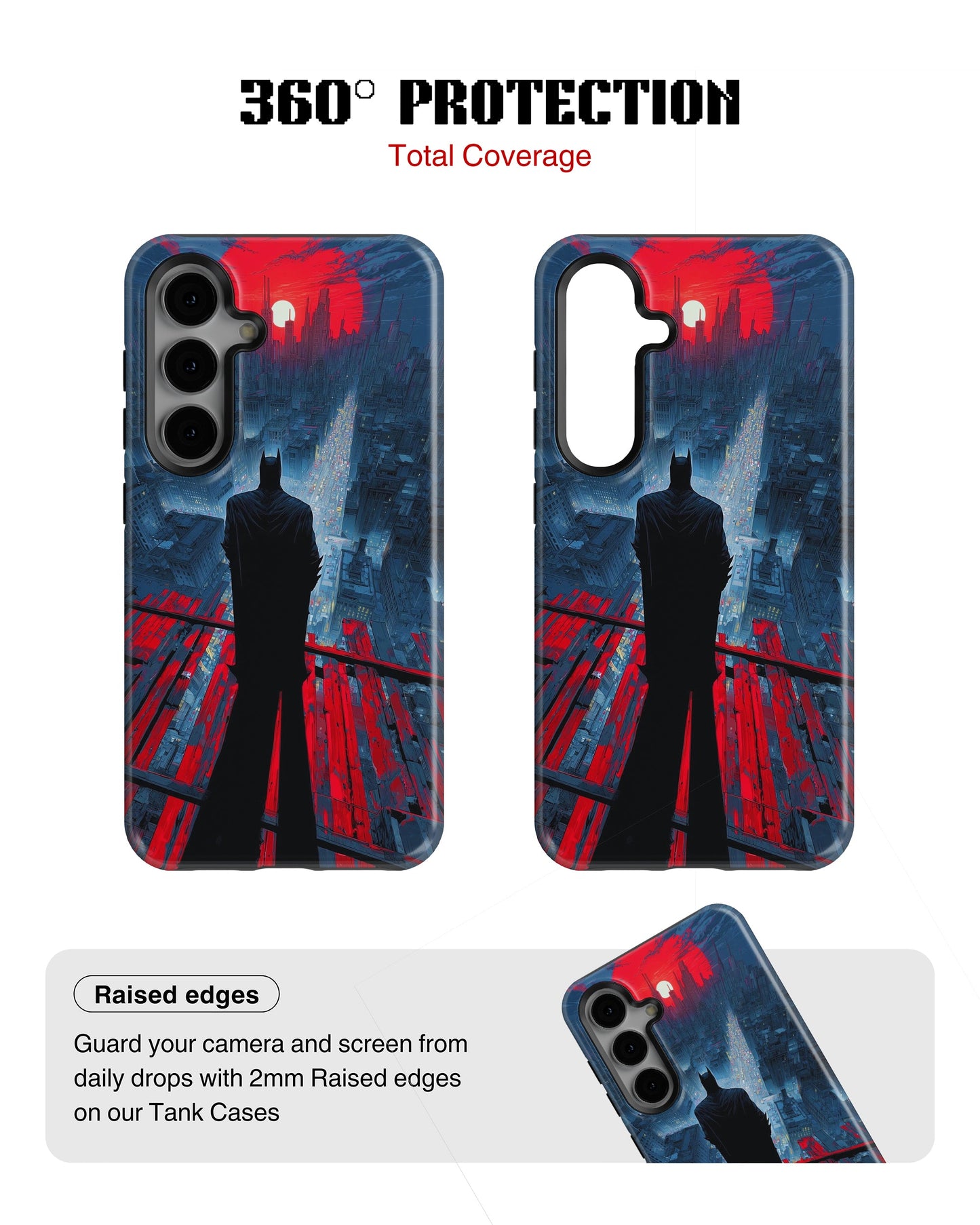 Samsung Galaxy S23 Tank Case | Superhero (Red Horizon)