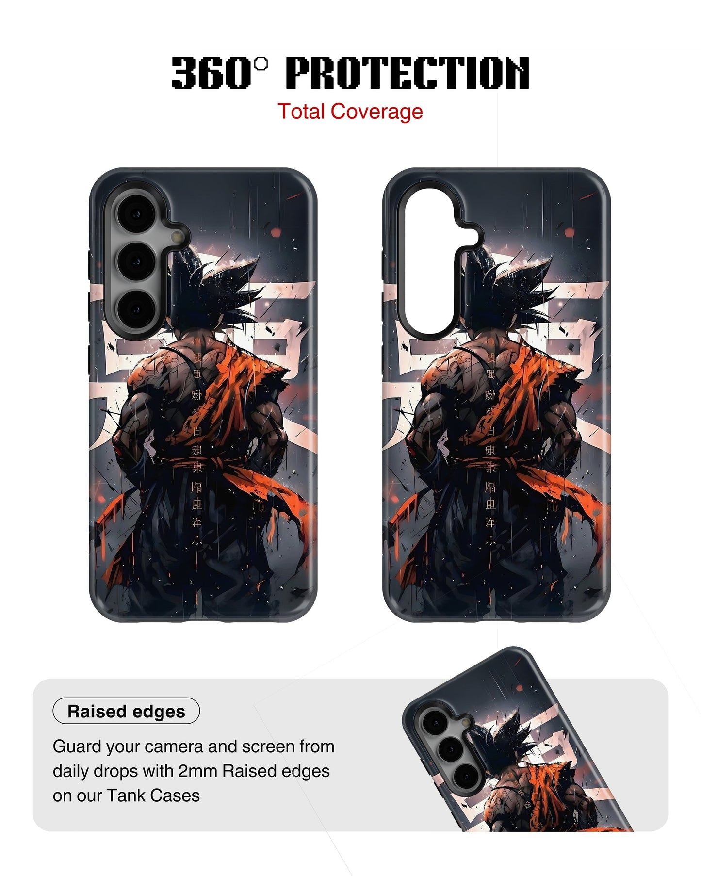Samsung Galaxy S23 Plus Tank Case | Anime (Saiyan Resolve)