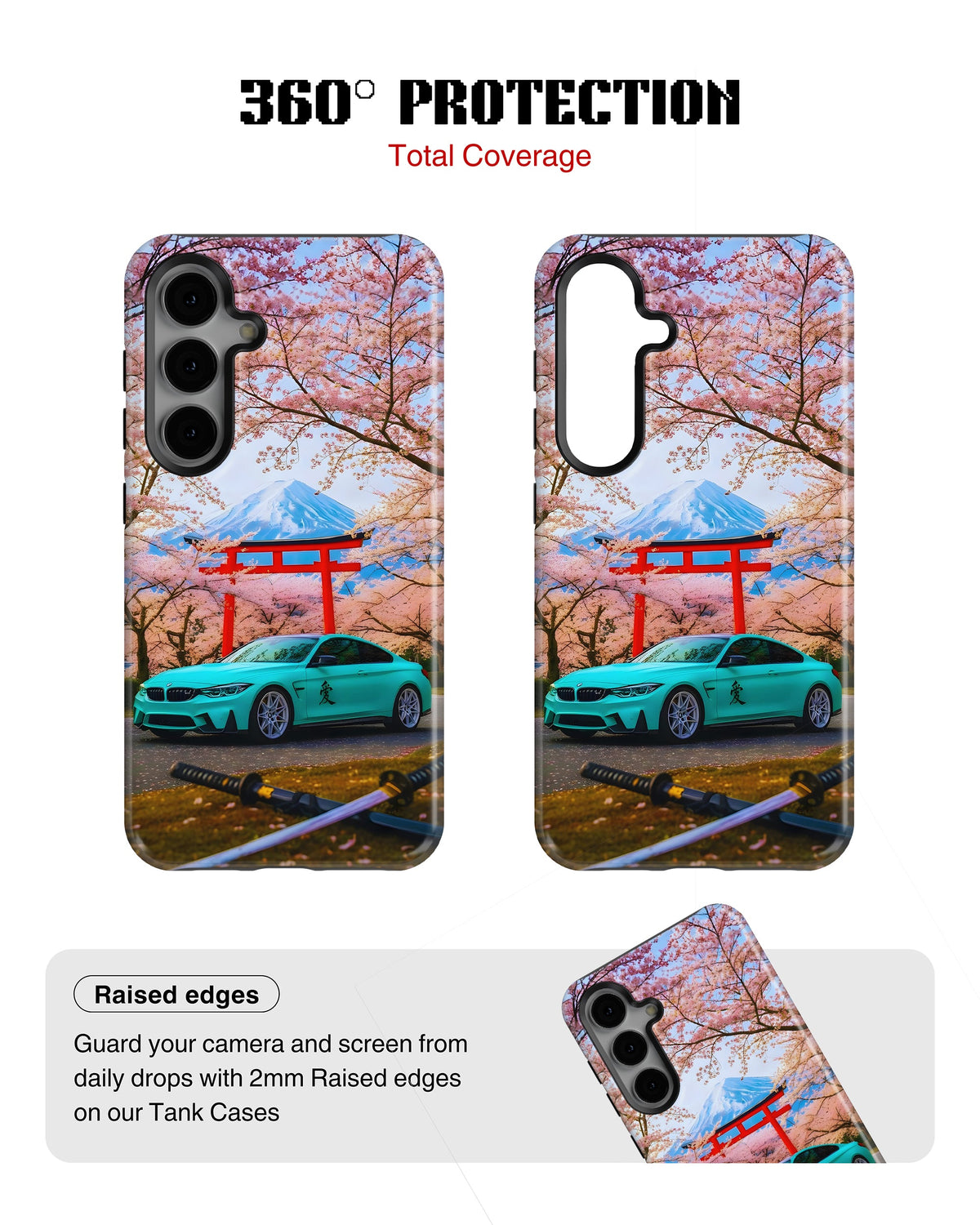 Samsung Galaxy S23 Tank Case | Sports Car (Sakura Run)