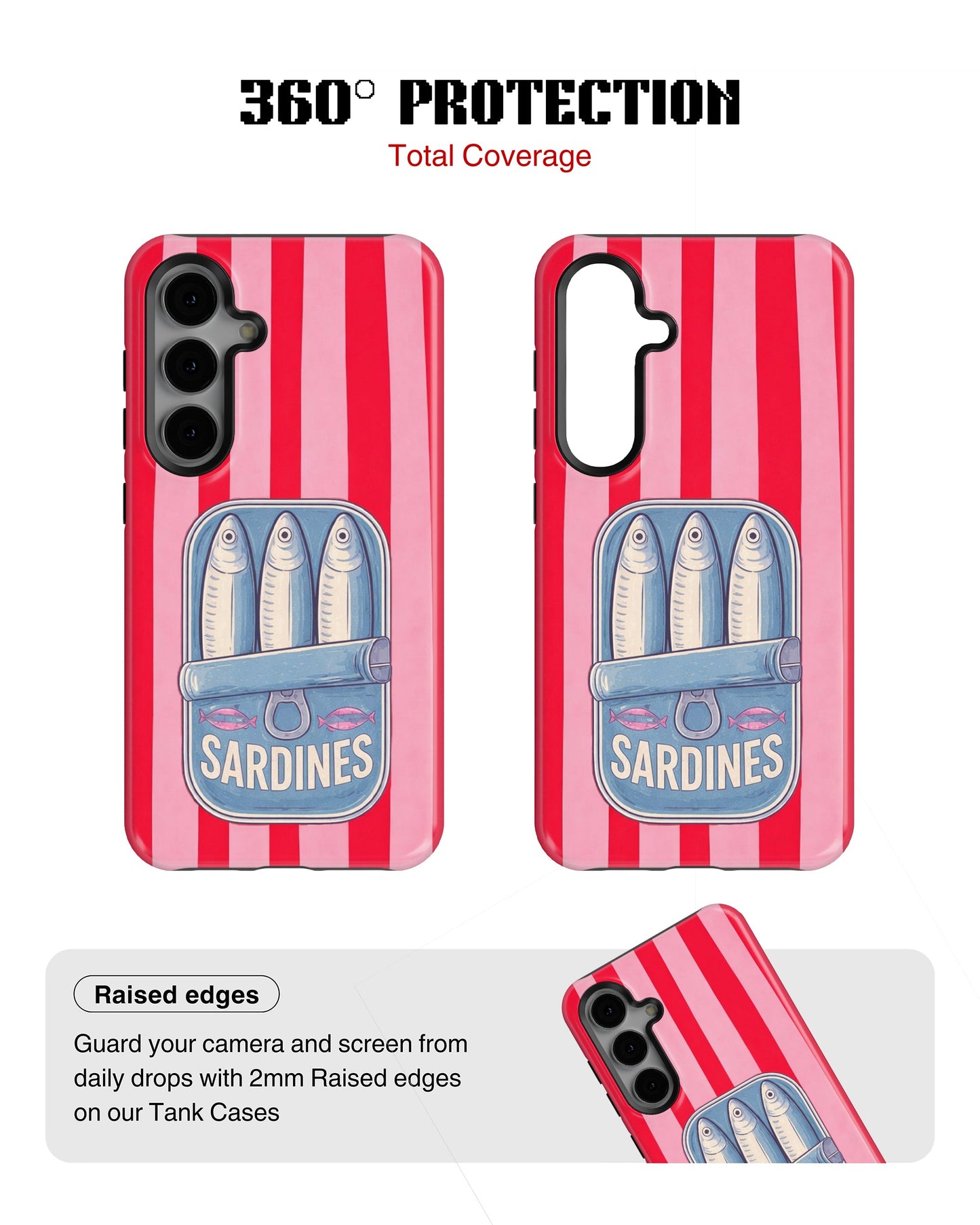 Samsung Galaxy S23 Plus Tank Case | Girls Aesthetics (Sardine Pop)