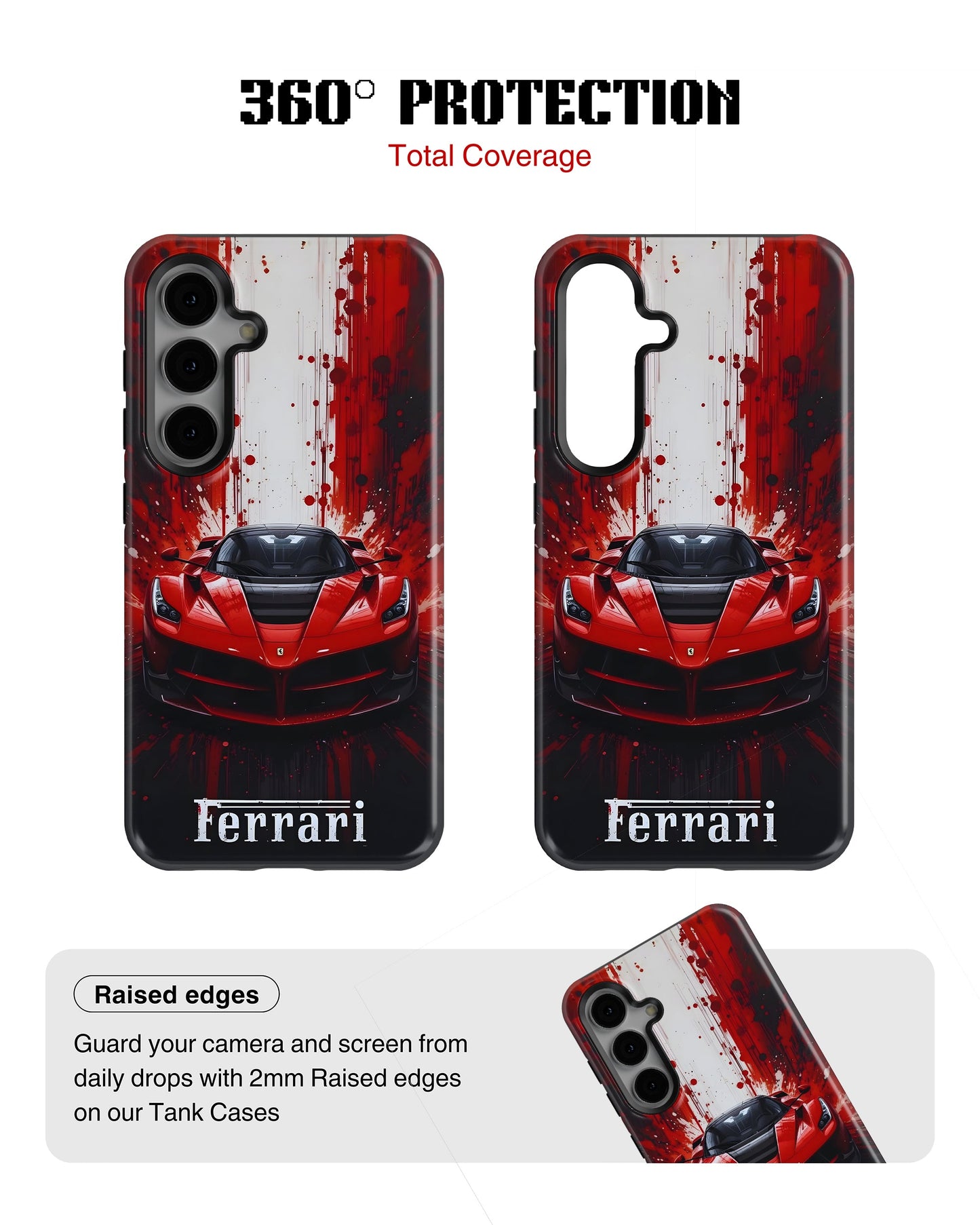Samsung Galaxy S23 Plus Tank Case | Sports Car (Scarlet Fury)