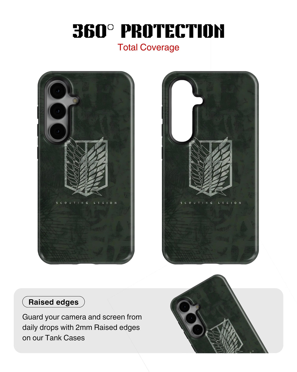 Samsung Galaxy S23 Plus Tank Case | Anime (Scouting Wings)