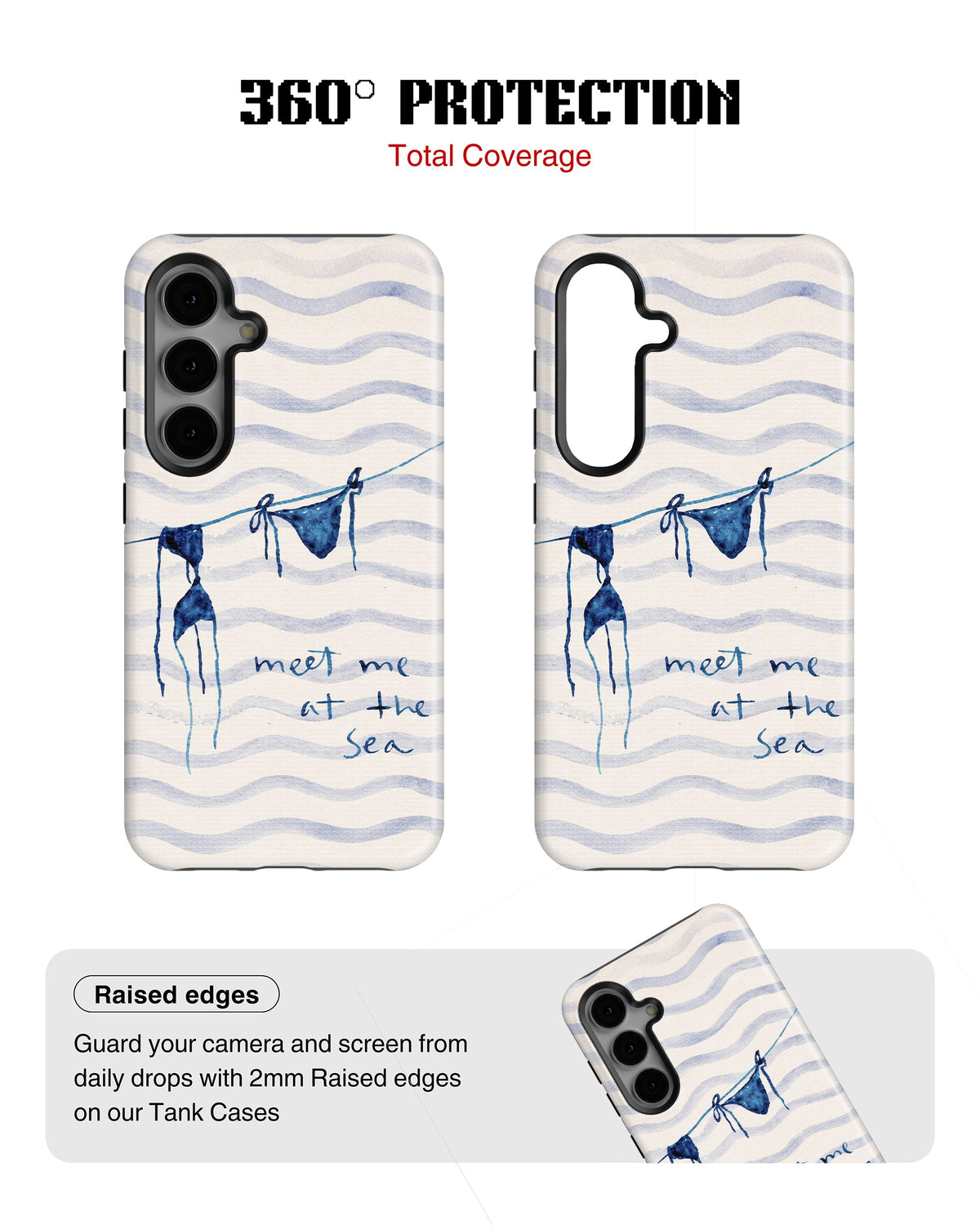 Samsung Galaxy S23 Plus Tank Case | Girls Aesthetics (Sea Breeze)