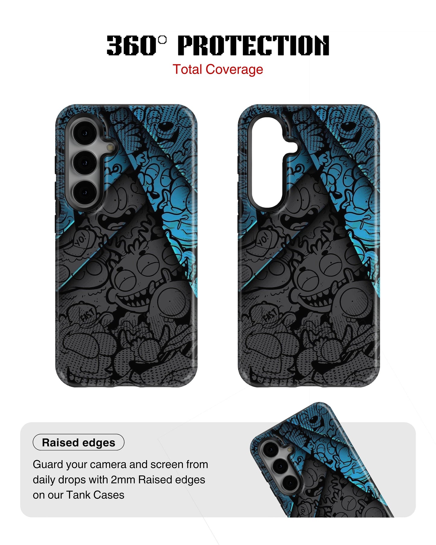 Samsung Galaxy S23 Tank Case | Modernism (Shadow Crowd)