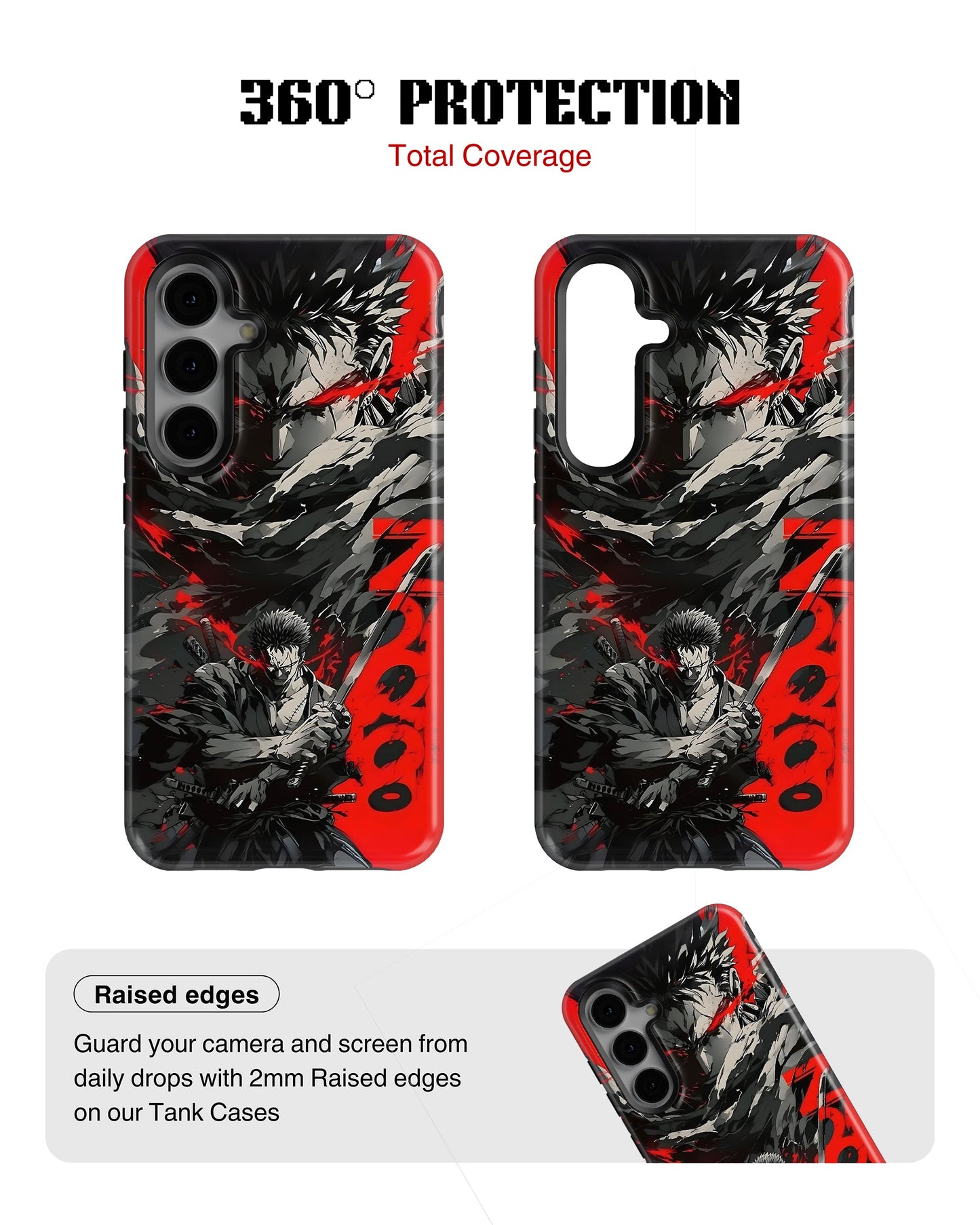 Samsung Galaxy S23 Plus Tank Case | Anime (Shadow Warrior)