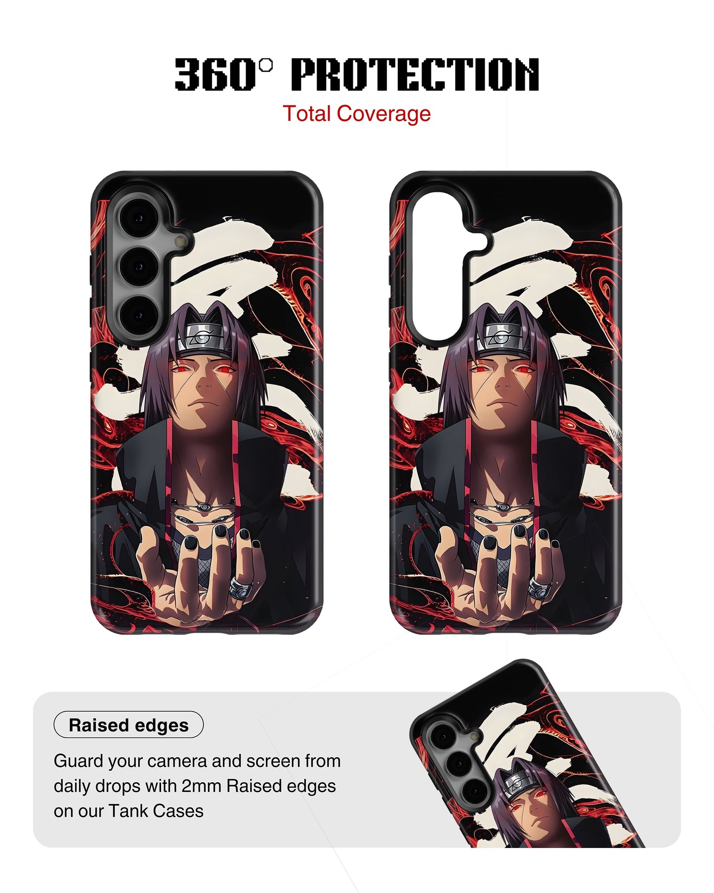 Samsung Galaxy S23 Tank Case | Anime (Silent Itachi)