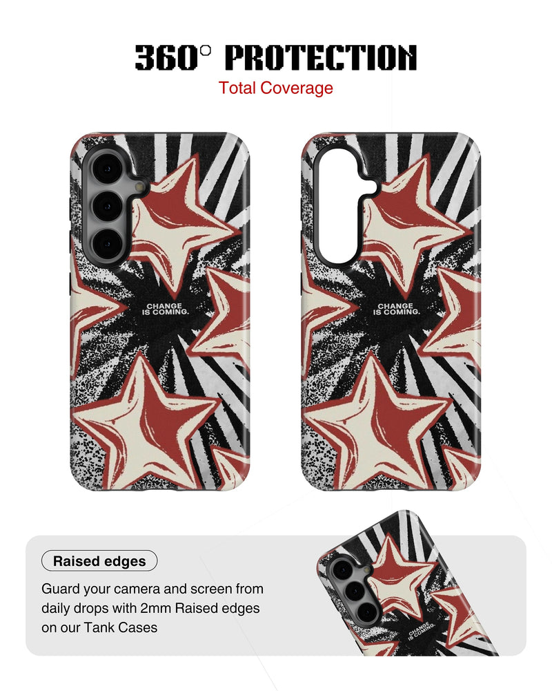 Samsung Galaxy S23 Tank Case | Modernism (Star Surge)