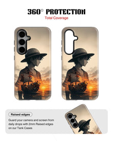 Samsung Galaxy S23 Plus Tank Case | Anime (Sunset Voyager)
