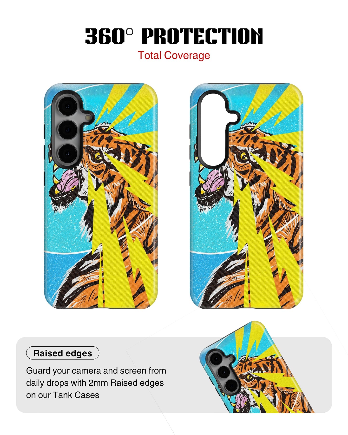 Samsung Galaxy S23 Plus Tank Case | Modernism (Thunder Roar)