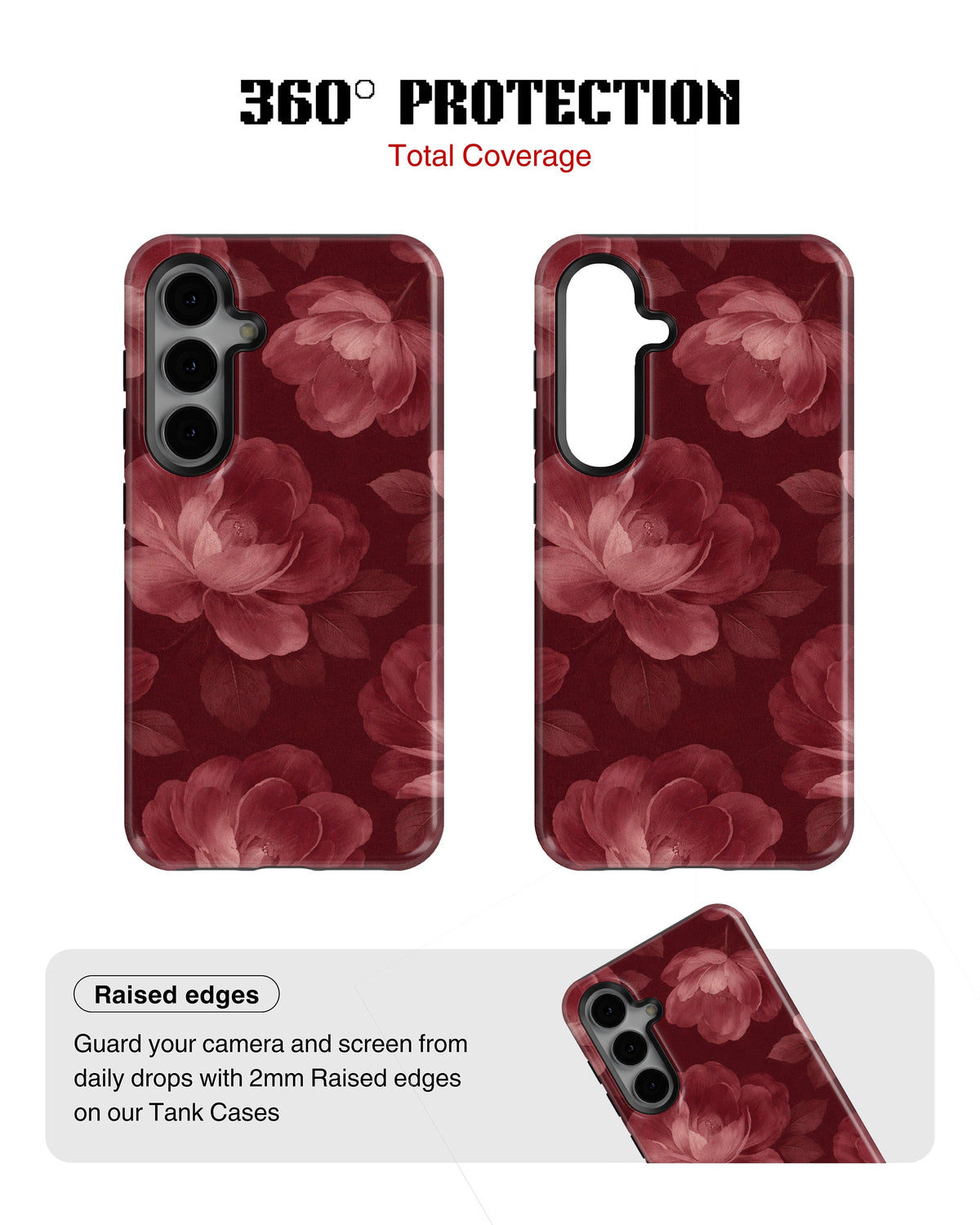 Samsung Galaxy S24 Tank Case | Girls Aesthetics (Velvet Bloom)
