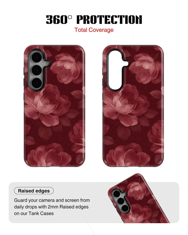 Samsung Galaxy S23 Tank Case | Girls Aesthetics (Velvet Bloom)