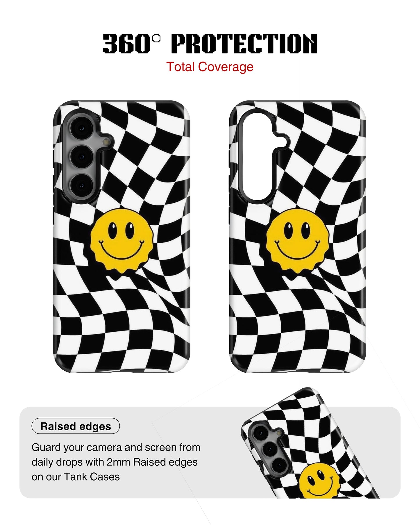 Samsung Galaxy S23 Tank Case | Modernism (Warped Smile)