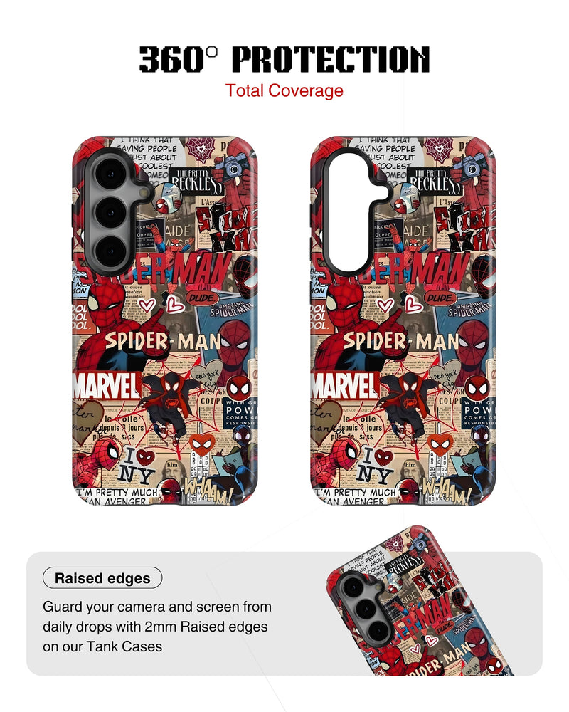 Samsung Galaxy S23 Tank Case | Superhero (Web Diaries)