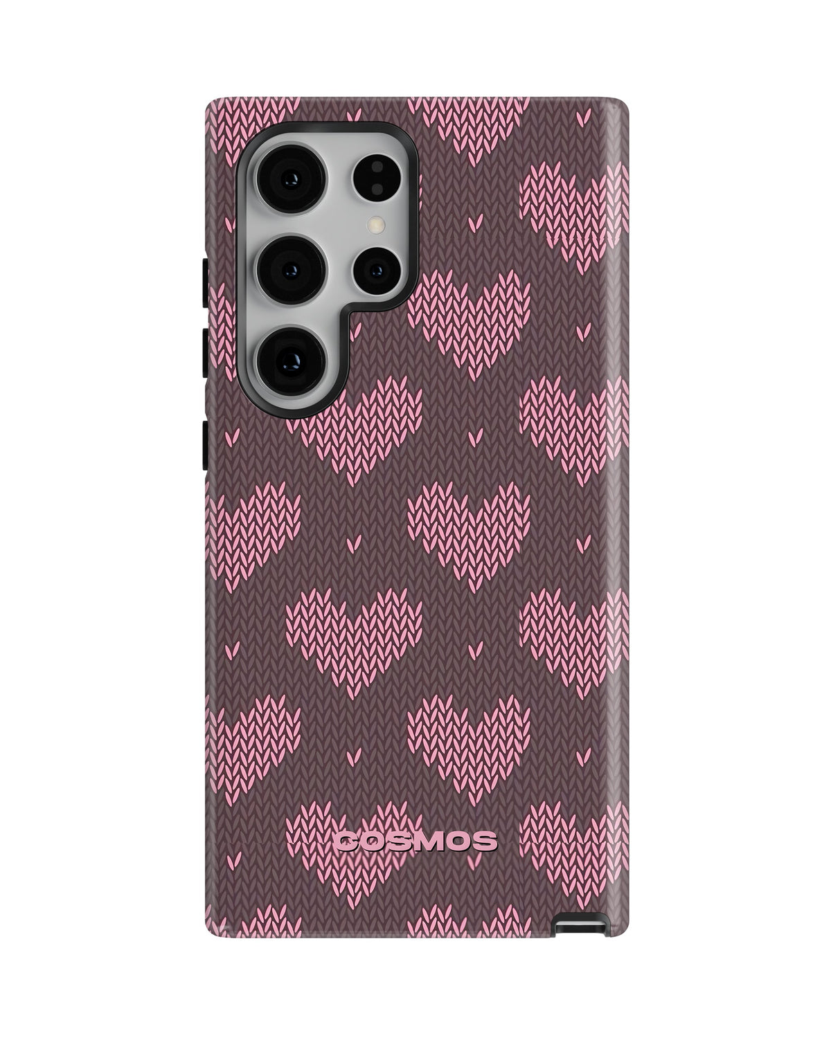 Samsung Galaxy S24 Ultra Tank Case | Textures (Blush Hearts)