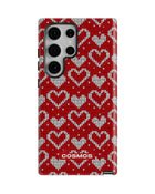 Samsung Galaxy S24 Ultra Tank Case | Textures (Candy Hearts)