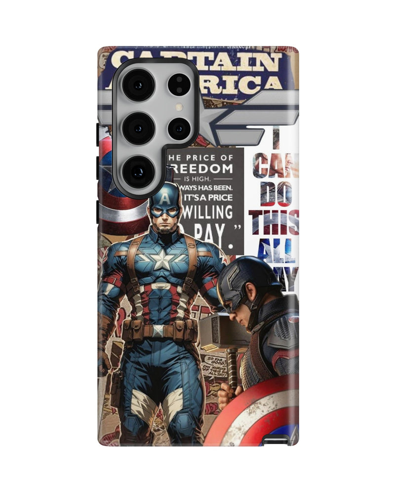 Samsung Galaxy S24 Ultra Tank Case | Superhero (Captain America Originals)