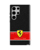 Samsung Galaxy S24 Ultra Tank Case | Formula 1 (Carbon Ferrari)