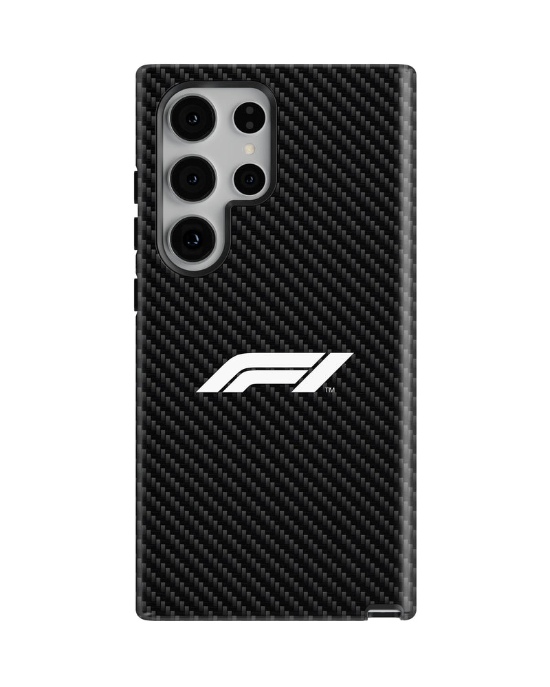 Samsung Galaxy S24 Ultra Tank Case | Formula 1 (Carbon Grid)