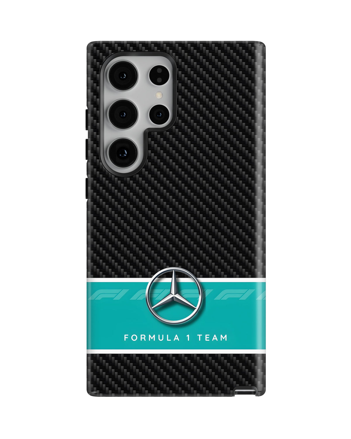 Samsung Galaxy S23 Ultra Tank Case | Formula 1 (Carbon Mercedes)