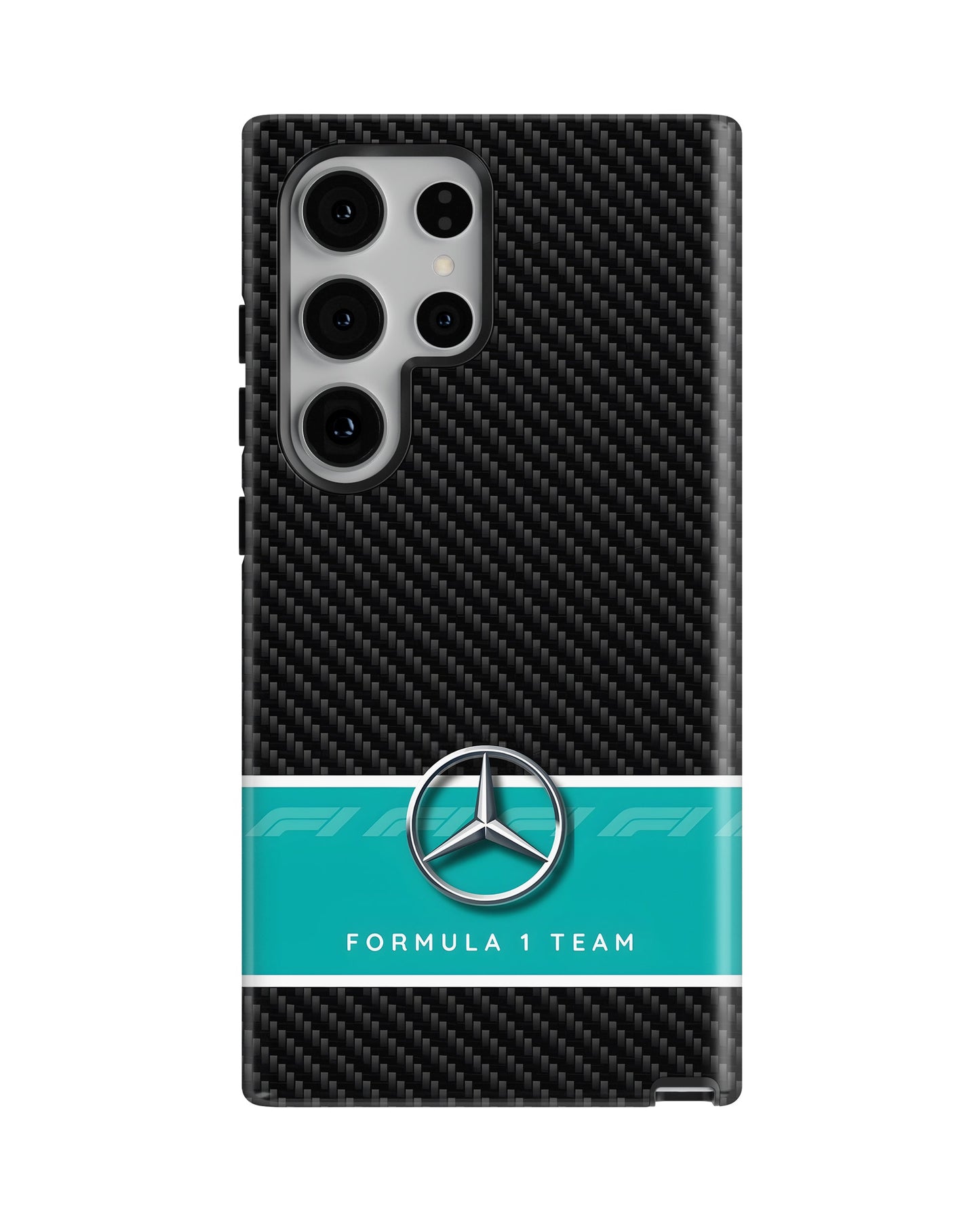 Samsung Galaxy S23 Ultra Tank Case | Formula 1 (Carbon Mercedes)