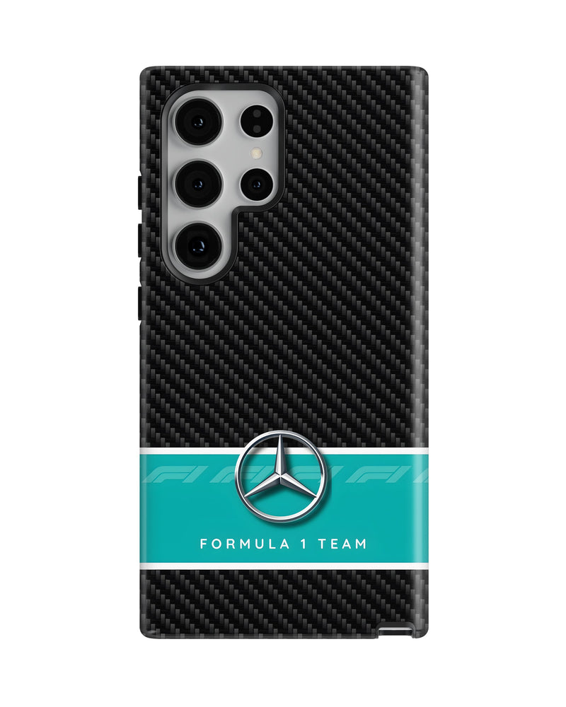 Samsung Galaxy S24 Ultra Tank Case | Formula 1 (Carbon Mercedes)
