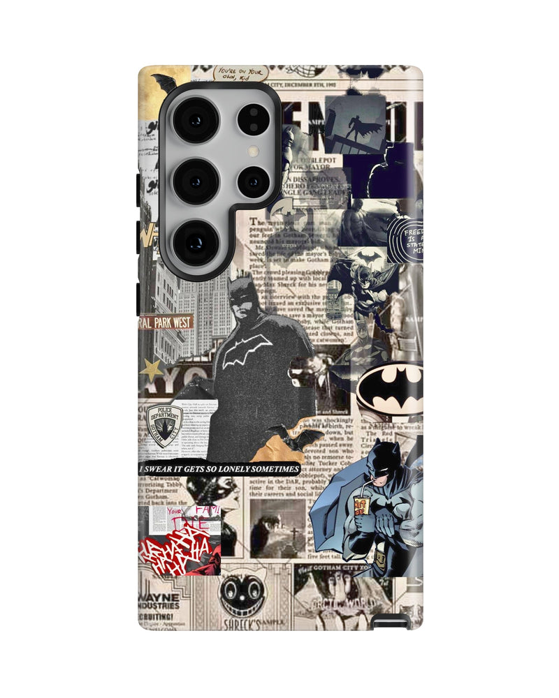Samsung Galaxy S23 Ultra Tank Case | Superhero (Dark Chronicle)